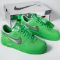 Force 1 Low Off-White Brooklyn Light Green Spark