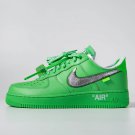 Force 1 Low Off-White Brooklyn Light Green Spark
