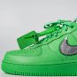 Force 1 Low Off-White Brooklyn Light Green Spark