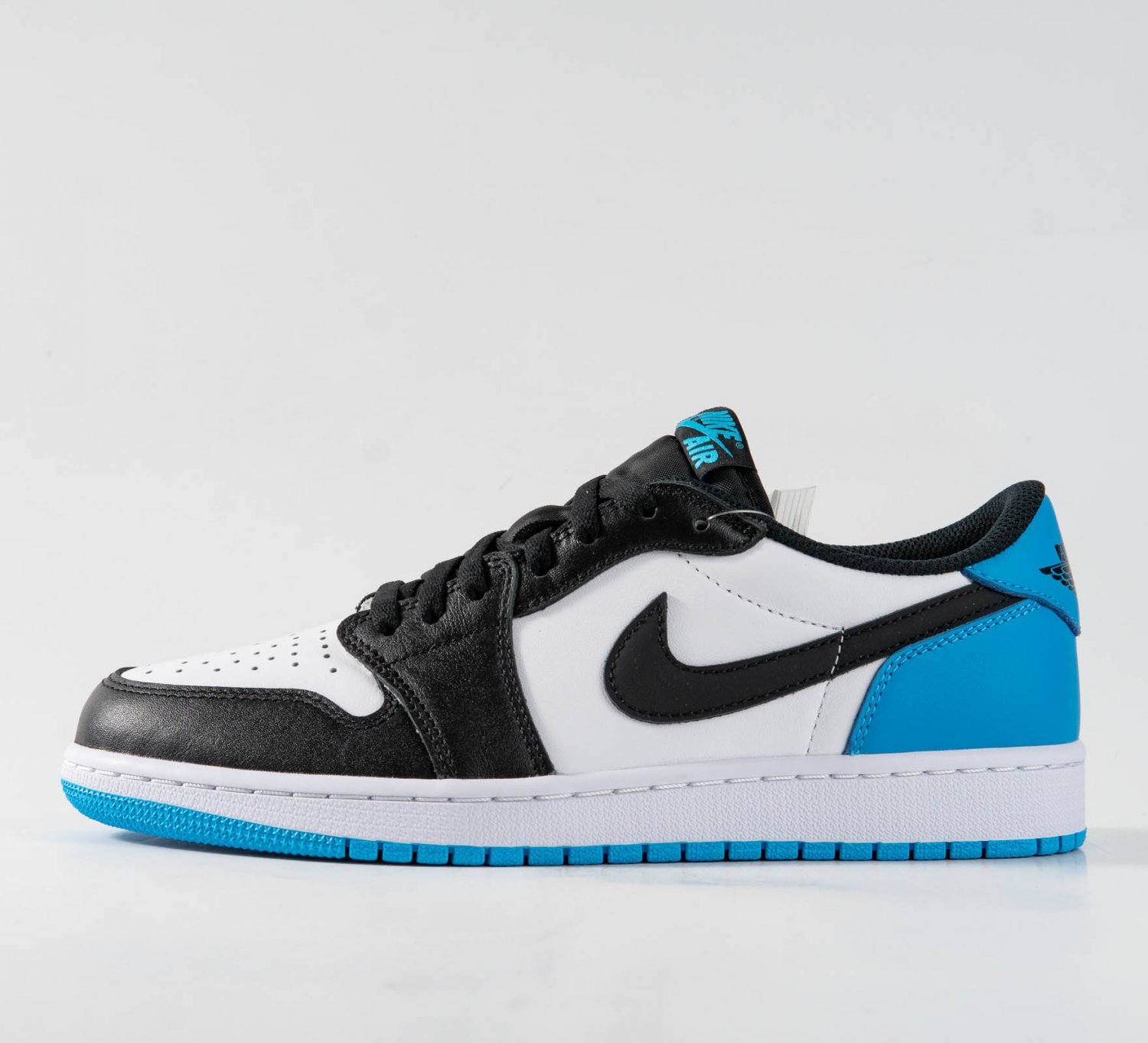 Jordan 1 Retro Low OG Black Dark Powder Blue