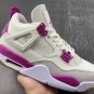 Jordan 4 Sapphire White Purple Grey