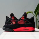 Jordan 4 Retro Black Red Thunder
