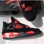Jordan 4 Retro Black Red Thunder