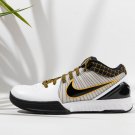 Nike Kobe 4 Protro White Black Del Sol