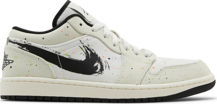 Jordan 1 Low Brushstroke Swoosh - Paint Splatter DM3528 100