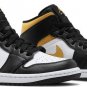 Jordan 1 Mid Black University Gold 554724 177