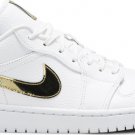 Jordan 1 Retro Low White Metallic Gold CZ4776 100