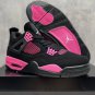 Jordan 4 Sneakers - Black-Pink