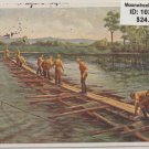 Propaganda. SA men building a bridge.