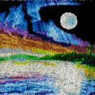 Rug Making Latch Hooking Kit | Colorful Northern Lights