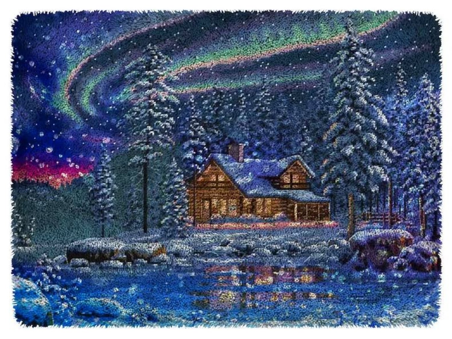 Northern Lights | Rug Making Latch Hooking Kit