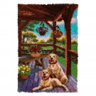 Dogs on Porch | Rug Making Latch Hooking Kit