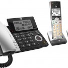 AT&T CL84207 2 Handset Corded/Cordless Answering System with Sm