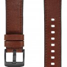 Platinum PT-AWB44HLHBR Horween Leather Watch Band with Active Silicone Li