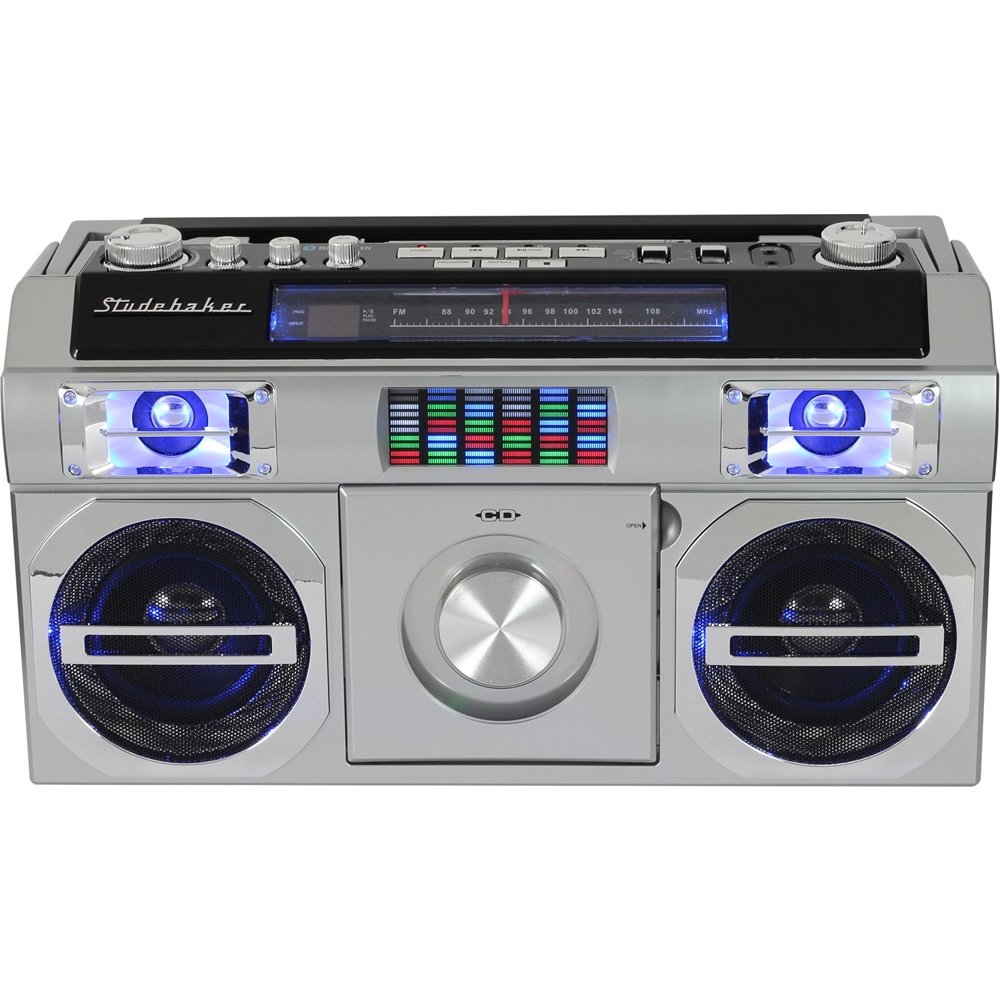 Studebaker SB2145S Retro Street Boombox with AM/FM Radio