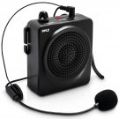 Portable PA Speaker Voice Amplifier - Built-in Rechargeable Battery w/ Headset Microphone