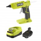 Ryobi 18-Volt ONE+ Cordless Full Size Glue Gun with Charger and 18-Volt ONE+ Lithium-Ion B