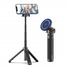 Magnetic Cell Phone Tripod Compatible With Magsafe, 17.3"" Extendable Mini Tabletop Tripod 