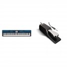 Casio PX560BE 88-Key Digital Stage Piano, Blue, Digital Piano & M-Audio SP 2 - Universal S