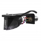 2M Silver Premounted On Sh-4 Black Headshell