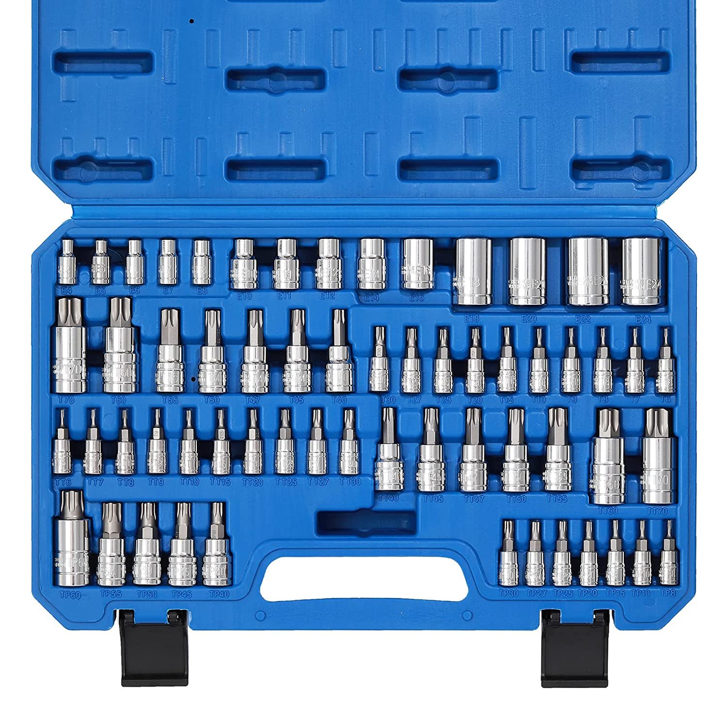 Master Torx Bit Socket And External Torx Socket Set, 60-Piece Set, S2 ...