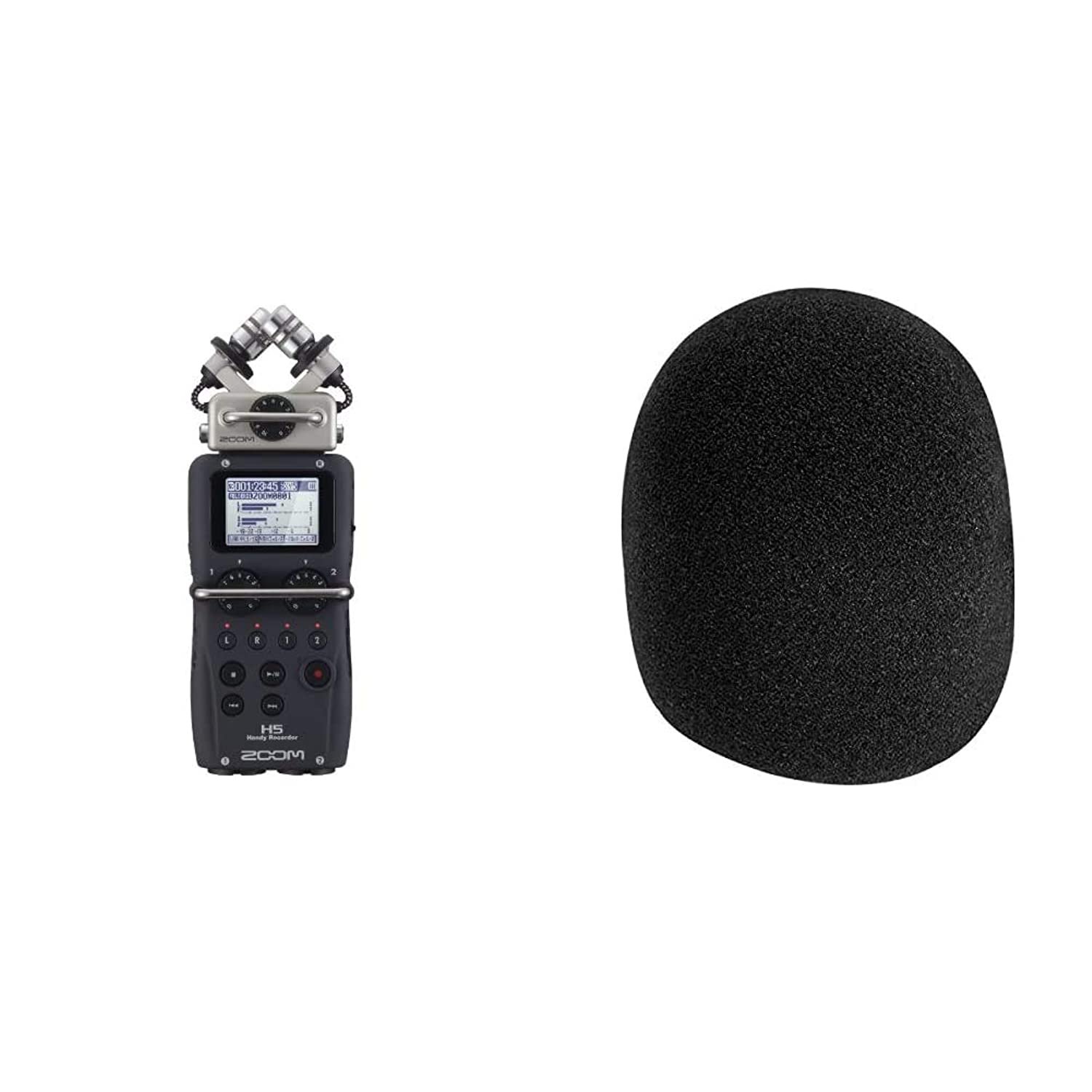 Zoom H5 4Track Portable Recorder for Audio, 2 XLR/TRS Inputs, USB Audio Interface, Batter