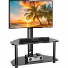 Swivel Floor Tv Stand/Base For 32-55, 65 Inch Tvs-Universal Corner Tv Stand Mount With Sto