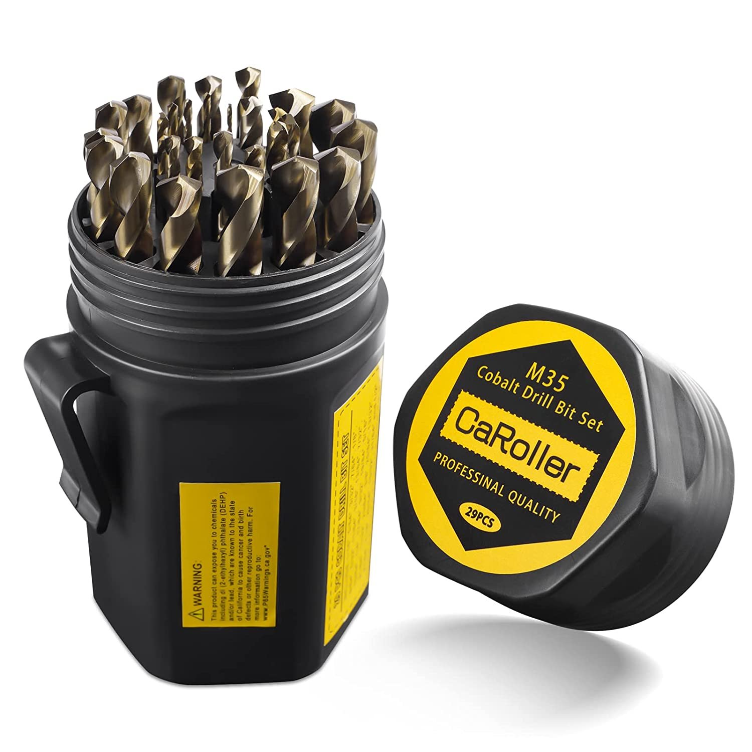 Drill Bit Set 29Piece Cobalt Steel Metal Drill Bits Durable Round