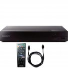 Sony Streaming Blu-ray Disc Player with Wi-Fi (BDP-S3700) with 6ft High Speed HDMI Cable (