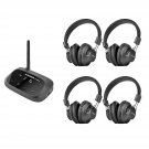 Avantree Quartet Multiple Wireless Headphones with one Transmitter, 4 Pack Up to 100PCS, H