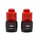 Milwaukee 48-11-2411 M12 12V 1.5 Ah Lithium-Ion Battery - 2 Pack