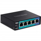 TRENDnet 5-Port Unmanaged Gigabit PoE+ Switch, TE-GP051 (Renewed)