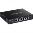 TRENDnet 6-Port 10G Switch, 4 x 2.5G RJ-45 Base-T Ports, 2 x 10G RJ-45 Ports, 60Gbps Switc
