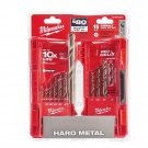 Milwaukee 48-89-2331 15-Piece Cobalt Red Helix Secure Grip Drill Bit Set w/ Hard Plastic F