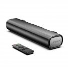 Soundbar, 16-Inch 2.0 Portable Sound Bar For Tv, Built-In Dsp & 3D Surround Sound, 3 Eq Mo