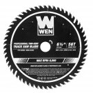 WEN BL6556 6.5-Inch 56-Tooth Carbide-Tipped Thin-Kerf Professional ATAFR Track Saw Blade w