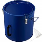 VEVOR Fryer Grease Bucket 10 Gal Oil Disposal Caddy Steel Fryer Oil Bucket w/Rust-proof Co