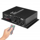 Pyle Class-T Bluetooth Power Audio Amplifier - 120W Mini Dual Channel Sound Stereo Receive