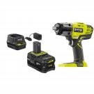 Ryobi P261K 18V Cordless 3-Speed 1/2 in. Impact Wrench Kit with (1) 4 Ah Battery, Charger 