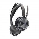 Poly - Voyager Focus 2 UC USB-C Headset (Plantronics) - Bluetooth Dual-Ear (Stereo) Headse