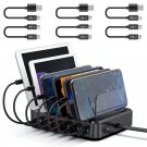 Fast Pd Usb-C Charging Station, 81W 6-Port Usb Charging Station For Android Devices With 3