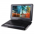 15.6-Inch Swivel Screen Portable Dvd Player With Usb & Sd Card Slot & Rechargeable Battery