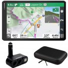 Garmin RV 1090 10"" RV GPS Navigator with EVA Hard Shell Case and Car Charger Expander (010