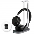 Bh72 Bluetooth Headset Wireless Headset With Microphone Teams Zoom Certified Headset For O
