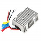 uxcell New Big-Size Waterproof DC 12V Step-Up to DC 48V 8A 384W Car Power Supply Module Vo