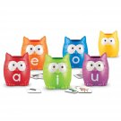 Learning Resources Vowel Owls Sorting Set, Word Recognition, Assorted Colors, Set of 6, Ag