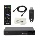 Sony BDP-BX370 Blu-ray Disc Player with Built-in Wi-Fi and HDMI Cable with Ultra USB Flash