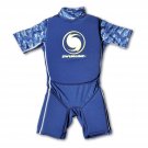 Lycra Floating Swim Trainer Suit, Boys Blue Small