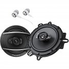 Pioneer TS-A1670F 6.5"" 320 Watts Max 3-Way Car Speakers Pair Carbon and Mica Reinforced In