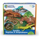 Learning Resources Jumbo Reptiles & Amphibians, Tortoise, Gecko, Snake, Iguana, and Tree F